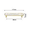 Zinc Alloy Cabinet Handle Pink Black Door Handle Simple Drawer Pull  Dressing Table