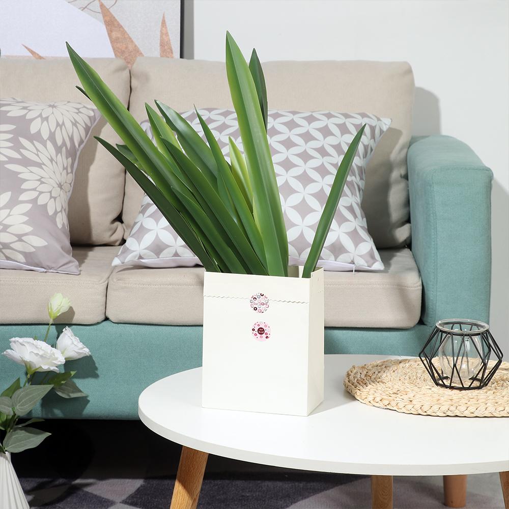 Модные искусственные украшения Высококачественный силиконовый на ощупь Садовые искусственные листья орхидеи Симуляция