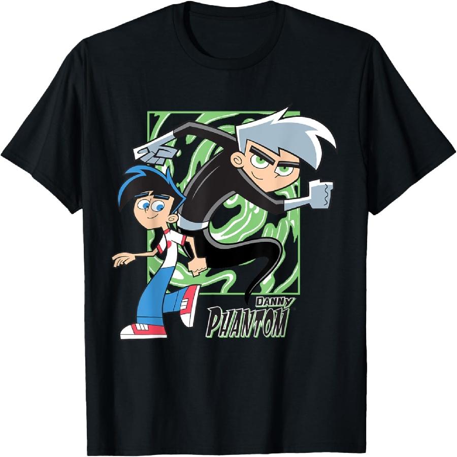 Danny Phantom The Feelings Of Danny Phantom Portrait Grid T-Shirt