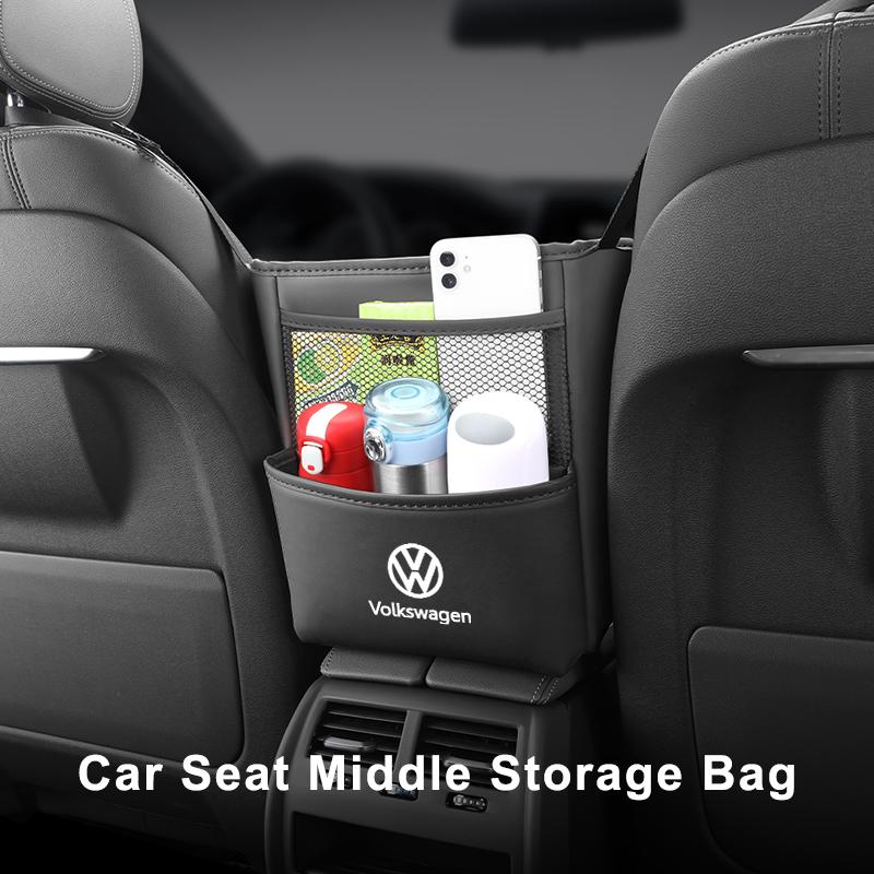 Large Capacity Car Center Console Seat Storage Bag For VW GTI Polo Passat Scirocco Tiguan T-ROC Touareg Touran CC Sportcoupe zw9