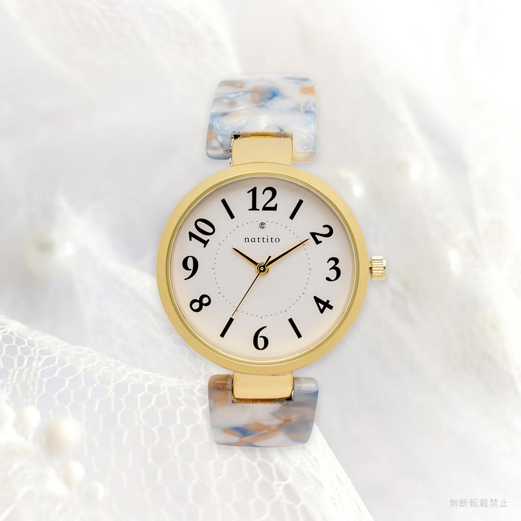 Watch Analog Acetate Bangle Blue [Fieldwork] Women's YM119-2 YM119-2