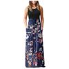 Women's Summer And Spring European And American Printing Pocket Drees