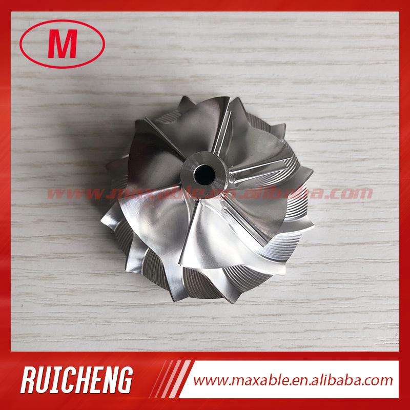 GT15-25 793221-0002X 44.50/59.48mm 6+6 blades High Performance Turbocharger Billet Compressor wheel