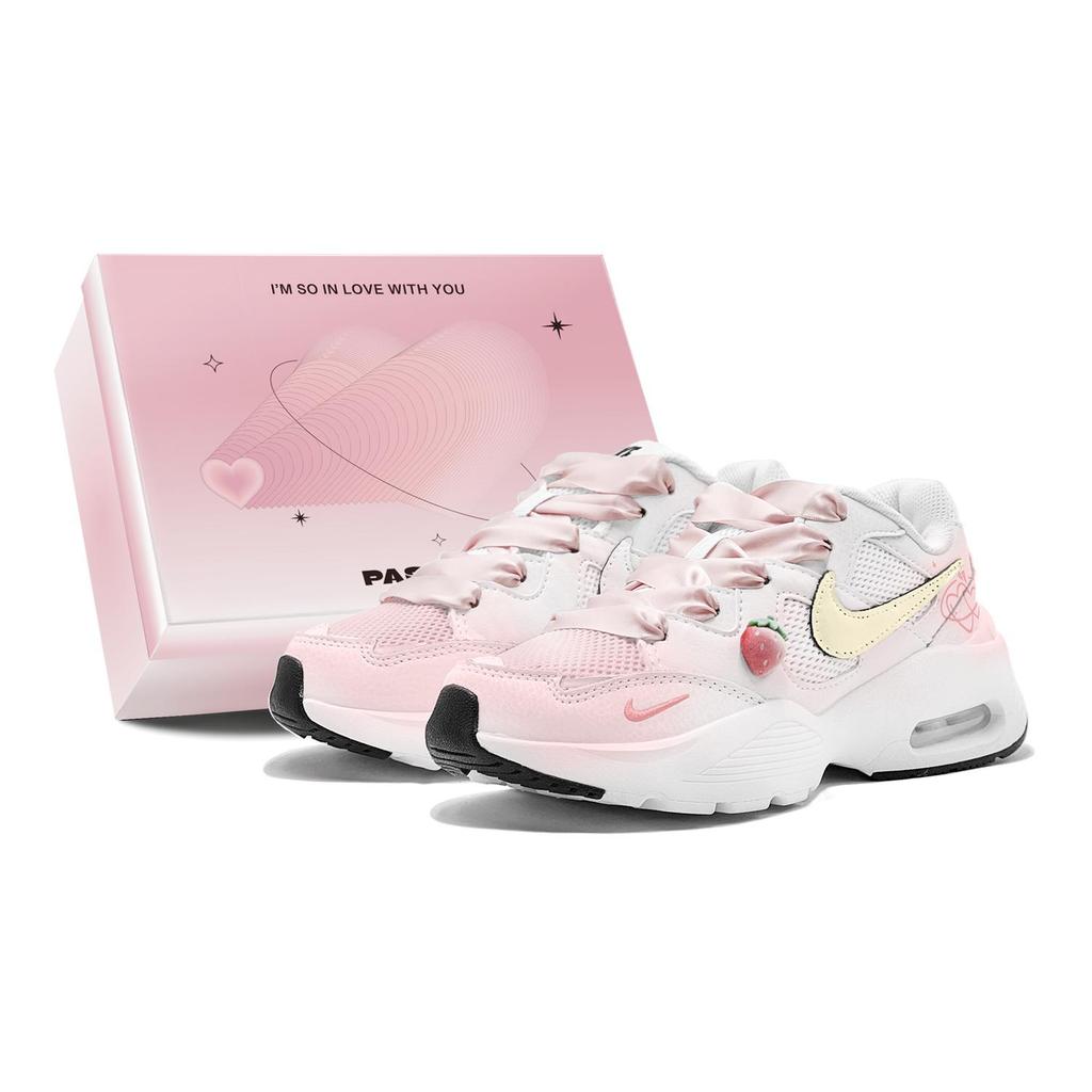 Nike Air Max Fusion Cushioning Slip Resistant Breathable Cushioning Slip Resistant Breathable Low top Casual Shoes CJ1671-100(TeamS2-S-BOX)