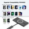 Новое автомобильное беспроводное зарядное устройство для iPhone 16 15 14 13 12 Pro Max Samsung Xiaomi Airpods Pro 2 LG быстрая зарядная станция
