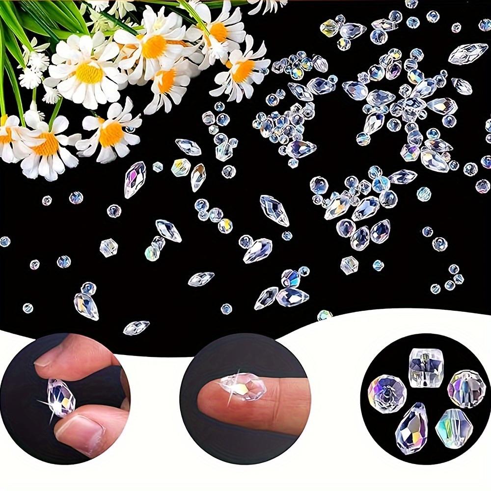 30/50/100 шт. стеклянных бусин для изготовления украшений, различные хрустальные круглые бусины, разделительные бусины цвета AB, браслеты своими руками, ожерелья, подвески