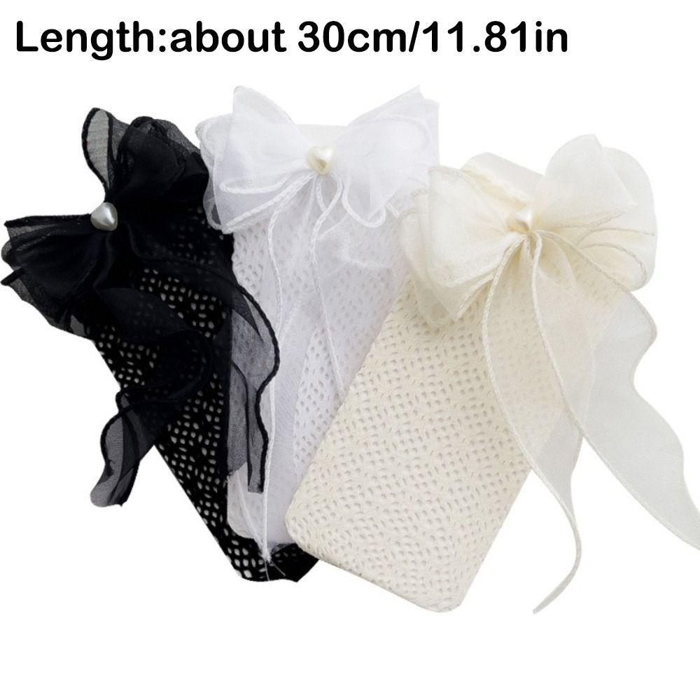 Lace Lolita Sock Bowknot Lace Bowknot Socks Calf Socks Girl Long Socks