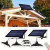 Two Solar Pendant Lights Indoor Outdoor Remote Control Lighting Outdoor Garden Camping Lights