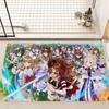 Game Uma Musume Pretty Derby Entrance Door Mat Washable Non-Slip Living Room Sofa Chairs Area Mat Kitchen Welcome Doormat