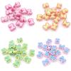 Творческий акриловый стерео УФ-дублированный цвет DIY бант серьги браслет ювелирные изделия аксессуары материалы 10 шт креативные бусины