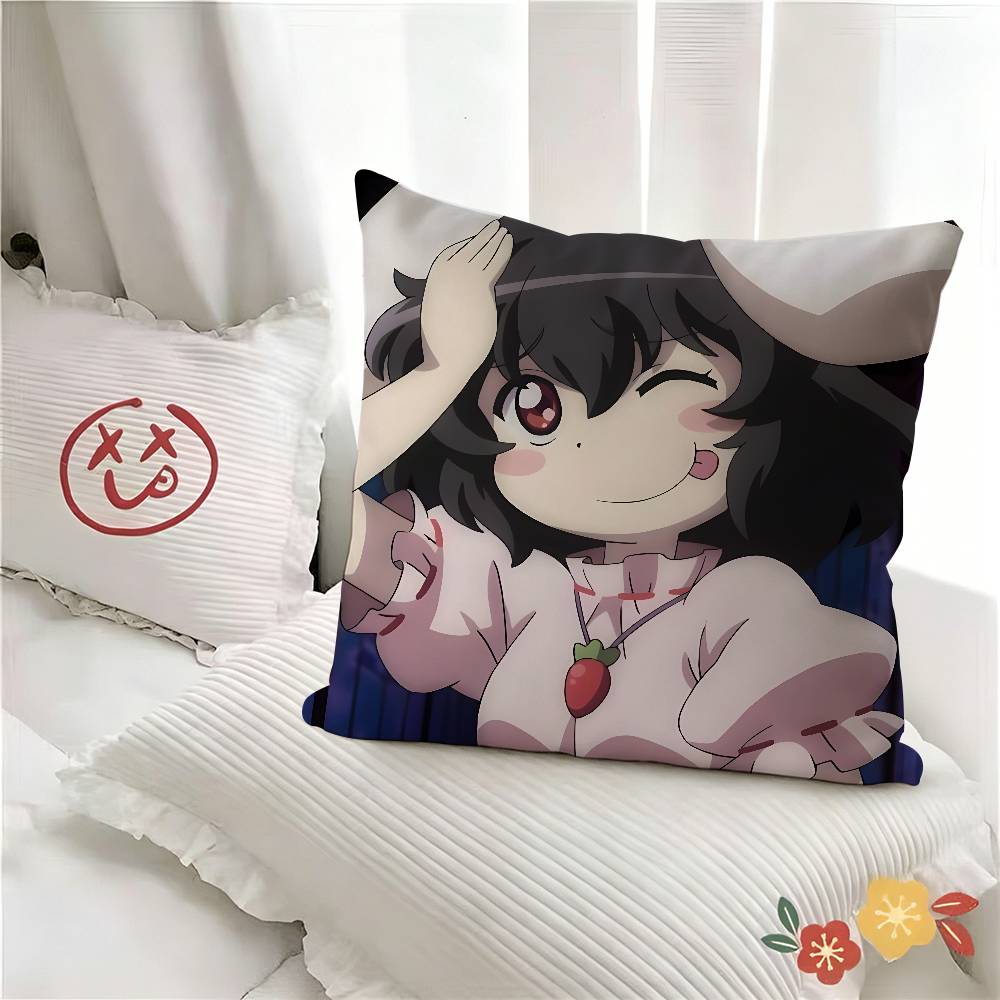 pc Classic Anime TTouhou PProject Game Pillow Case Fashion Square Pillowcase Bedroom Sofa Room Ins Decoration Leisure