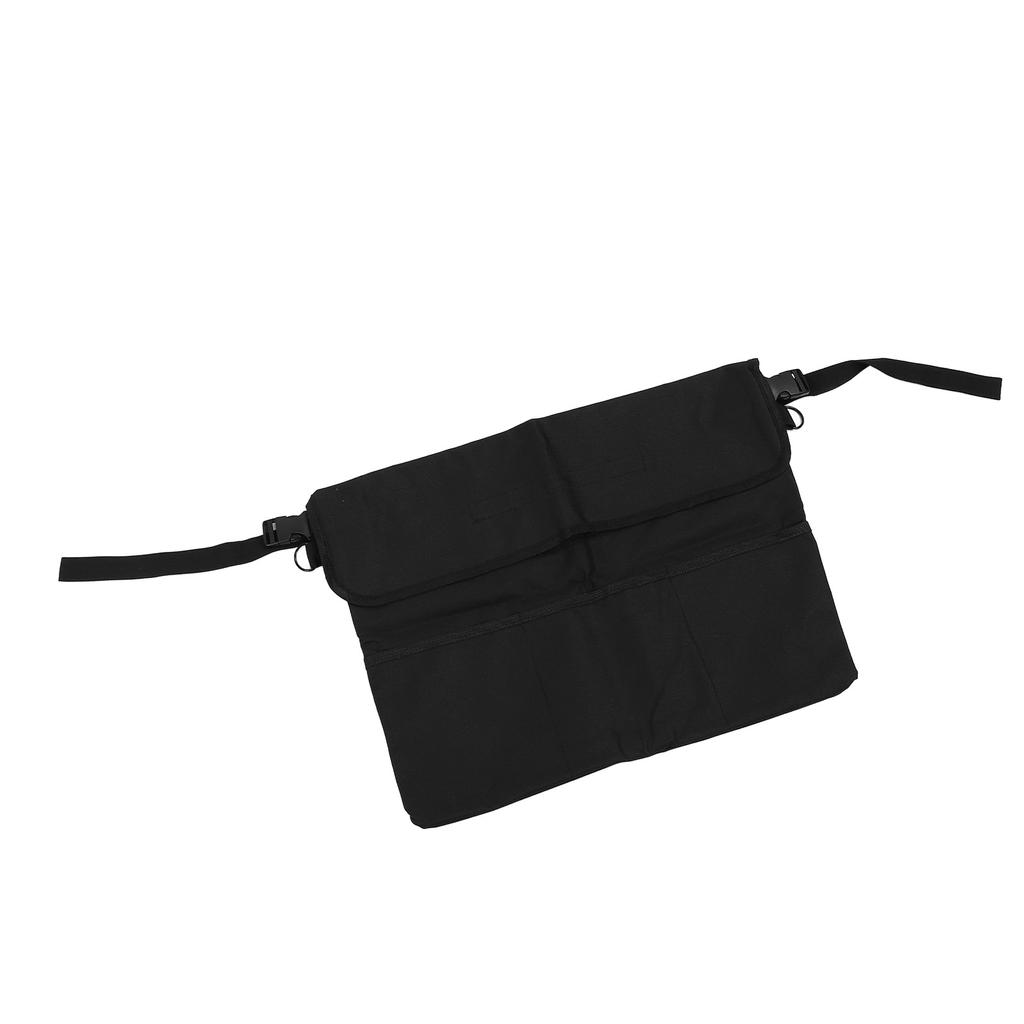 Органайзер для коляски со светоотражающей полосой из ткани Оксфорд 600D, многофункциональный одинарный плечевой ремень, белый