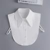 New Fake Victorian Stand Up Collar White Black Lace Collars Detachable For Women Blouse Lapel Shirt False Collar Woman