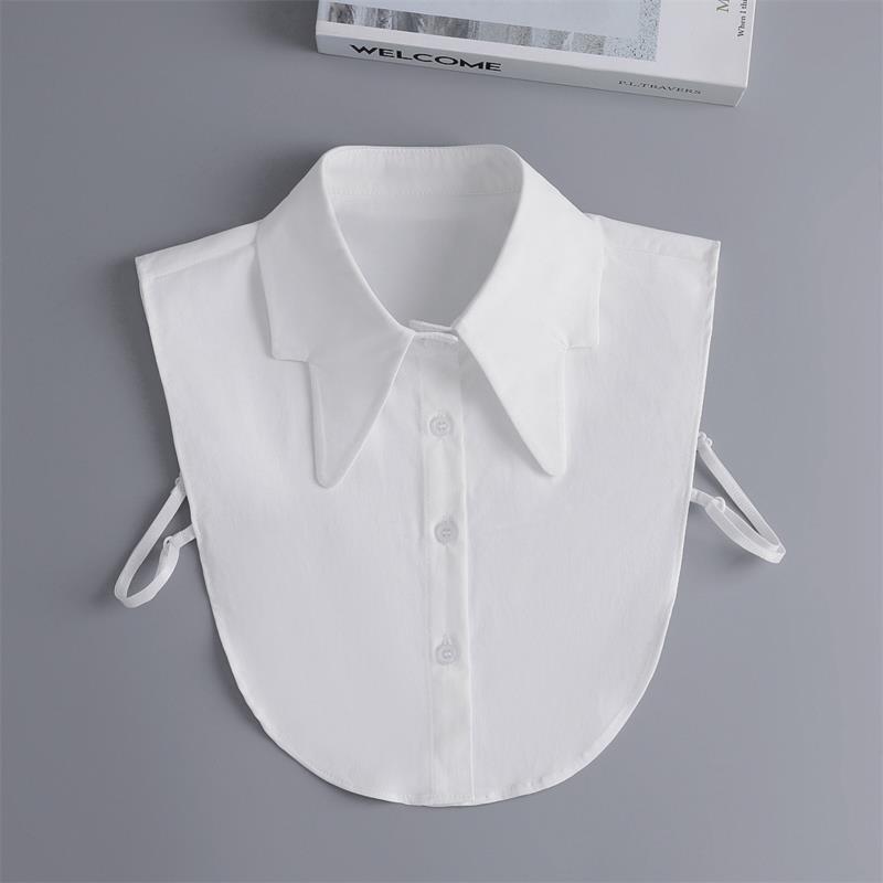New Fake Victorian Stand Up Collar White Black Lace Collars Detachable For Women Blouse Lapel Shirt False Collar Woman