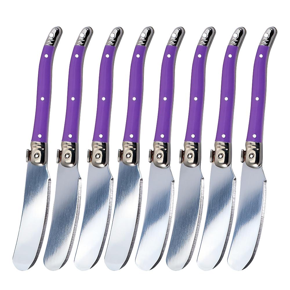 8Pcs Colorful Cheese Knife Set Butter Spatula Knife Cheese slicer Cream Jam spreader Dessert cutting knife Baking tool