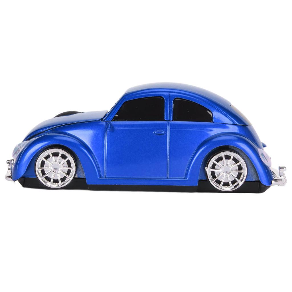 Wireless Classic Car Style Optical Mouse with USB 1600DPI LED Ergonomic Office Mouse for Laptops and Desktop Computers Mouse, 2.4G Receiver, Light,