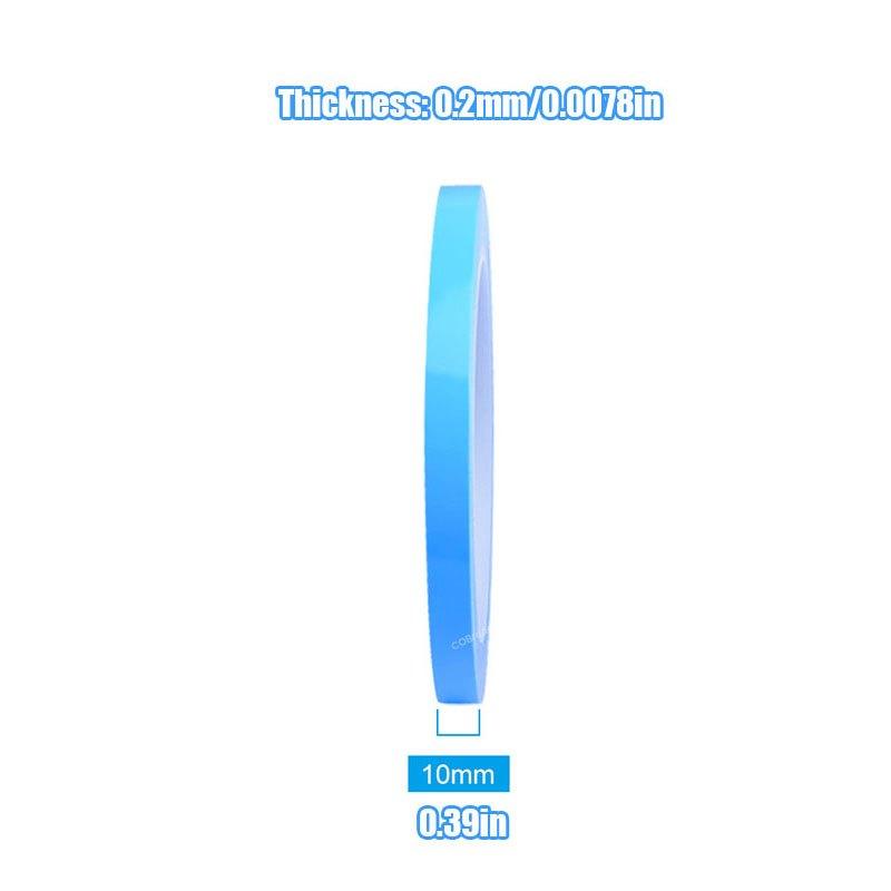 25 м/рулон, ширина 8/10/12/20 мм, двухсторонняя термопроводящая клейкая лента для чипа, печатной платы, светодиодная лента, радиатор