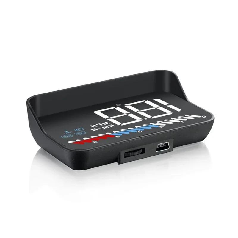 Автомобильный HUD проекционный дисплей OBD универсальный автомобильный измеритель скорости температура воды подвесной проектор высокой четкости