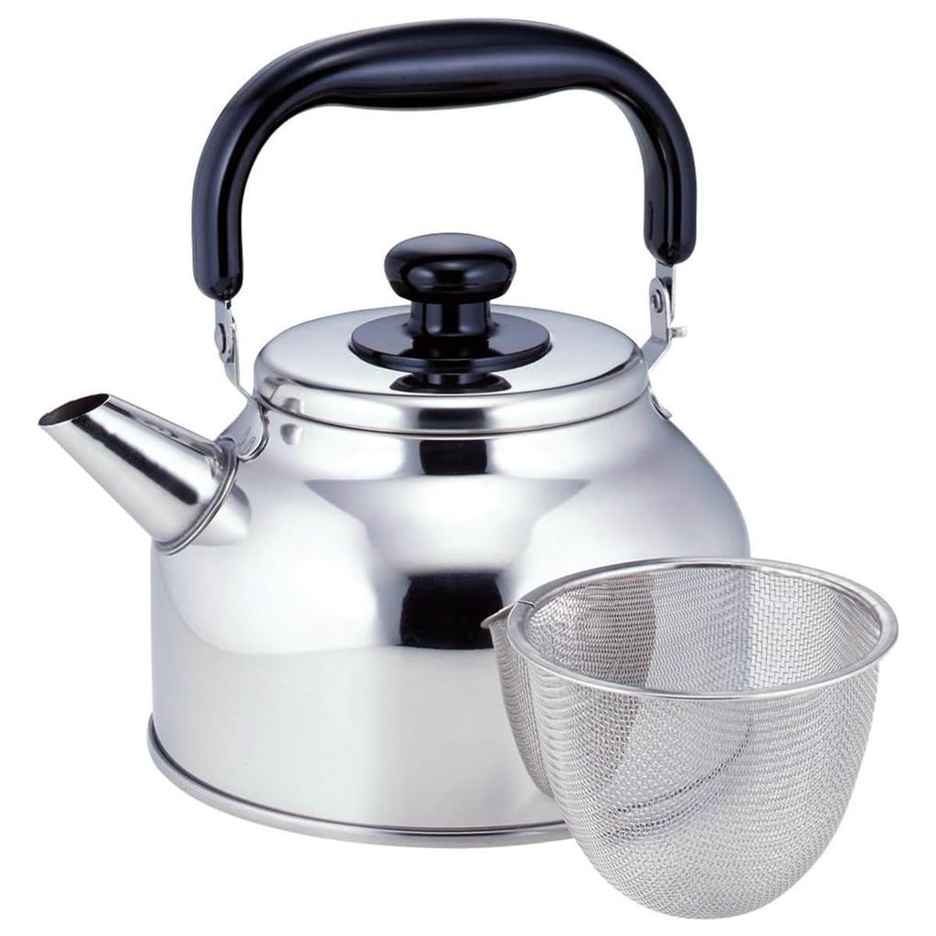 Shimomura Kihan Stainless Easy To Induction Made In 37539 Kettle, 2.6L, Steel, Use, Compatible, Japan,