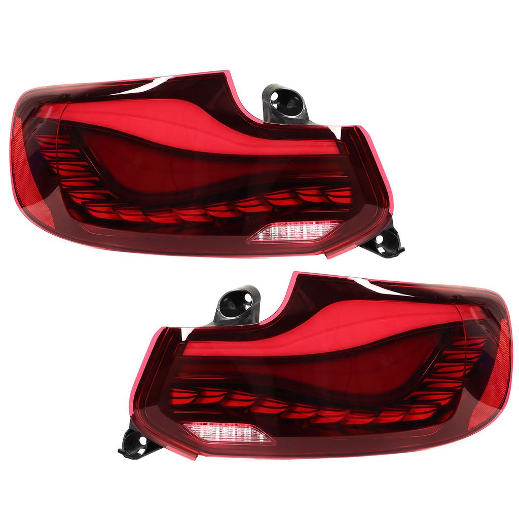 V1 GTS OLED Стиль Светодиодные Задние Фонари Динамический Указатель Поворота для 2 Серии F22 F23 M2 F87 M2C 2014 по 2021 год