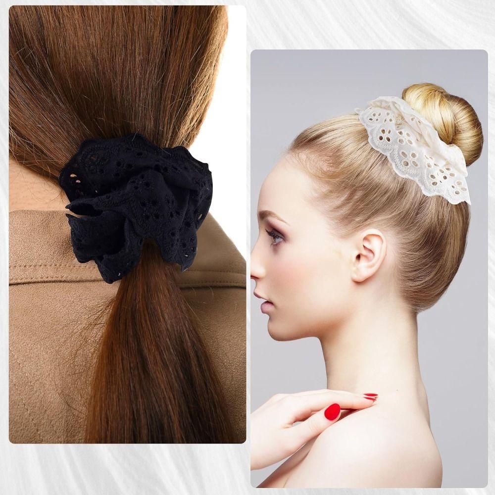 Headwear Lace Hair Scrunchies Hair Rope Soft Scrunchy Hair Ties New Lace Scrunchies