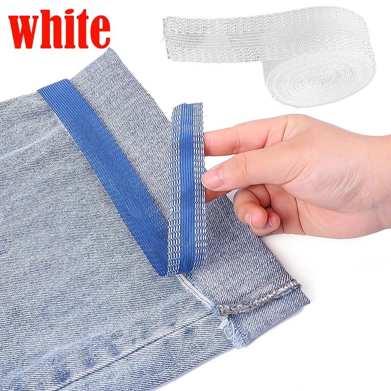 1/5M самоклеящаяся лента для брюк, заплатки, укоротить края брюк, швейные инструменты, термоклеевая лента для подгибки ткани своими руками