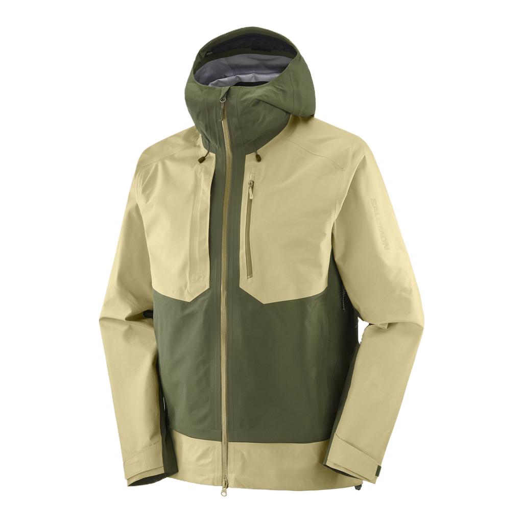 SALOMON OUTLINE Мужские куртки Зеленые С капюшоном Умеренные Другие C26898