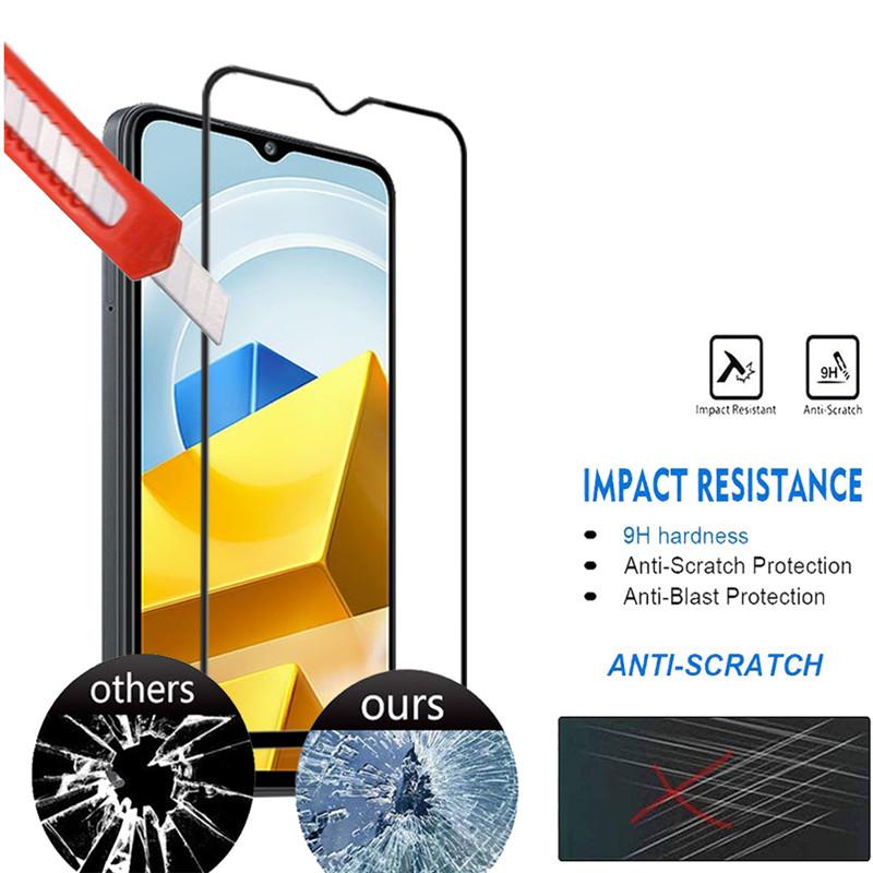 3 шт. защитное закаленное стекло для XIAOMI Redmi 14C 13C 12C Note 13 12 Pro+ A1+ POCO X6 M6 F6 защитная пленка на весь экран POCO C40 X4 GT X4 Pro