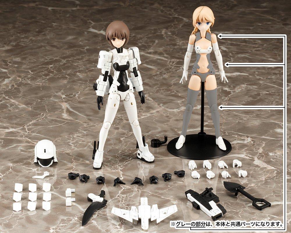 Kotobukiya Megami Device WISM Soldier Высота 140 мм, пластиковая модель, штурмовик/разведчик, приблизительная. 1/1 с цветовой кодировкой