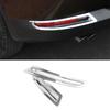 ABS Chrome For Tiguan 2010 2011 2012 2013 2014 2015 Car Rear Fog Lampshade Foglight Cover Trim Auto Accessories Styling 2pcs