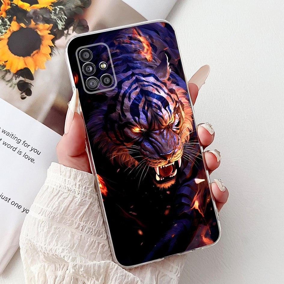 Для Samsung Galaxy A71 A51 A31 Чехол A315F A515F A715F Крышка Модный Расписной Мягкий Силиконовый Чехол для Телефона Для Samsung A51 5G Корпус
