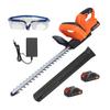 Electric Hedge Trimmer Hedge Trimmer Cordless 21V Cordless Hedge Trimmer Handheld Electric Grass Trimmer with 2 Rechargeable Batteries