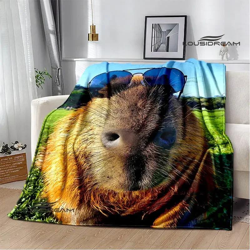 Одеяло Capybara Club в стиле аниме, одеяло cubre cama, теплое одеяло, одеяла для кроватей, одеяло для пикника, подарок на день рождения