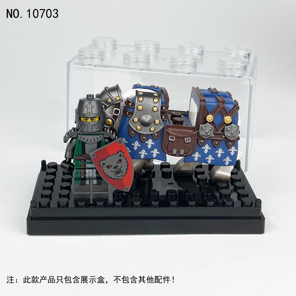 10704 10703 Building Block Doll Toy Storage Box Rectangular Acrylic Transparent Display Box