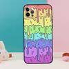 Pastel Kawaii Melting LGBTQ Design Phone Case For iPhone 17 Air 16 15 14 12 11 13 Pro Max 12 13 mini 15 16 Plus 16e Cover Coque