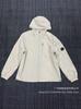Cross-border foreign trade Spring and Autumn CP zipper hooded jacket Men's trendy youth jacket Solid color versatile loose jacket