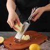 Stainless Steel Cheese Grater with Cover and Brush Tube Handle Lemon Grater Shredder Butter Chocolate Cheese Slicer Kitchen Tool