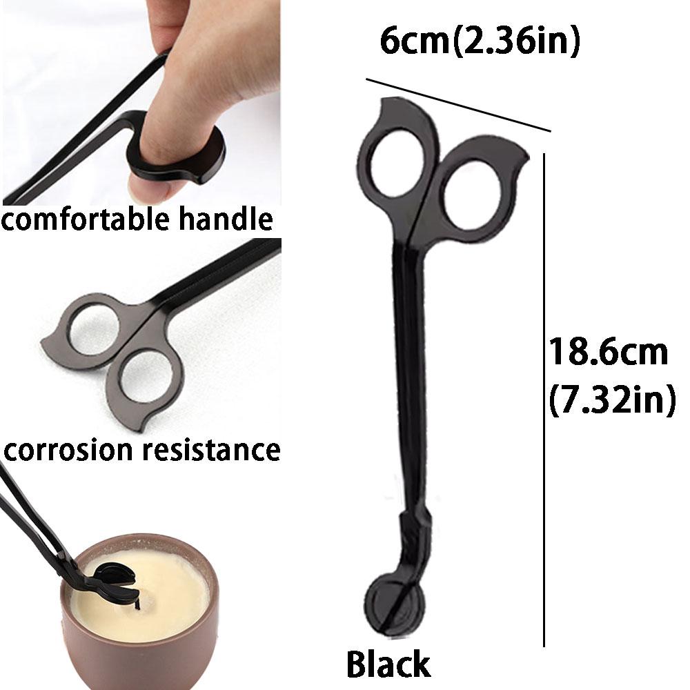 Триммер для фитиля свечи с дизайном в виде бабочки, металлические ножницы, инструмент для ухода за свечами, материал из нержавеющей стали, аксессуар для ароматерапевтических свечей