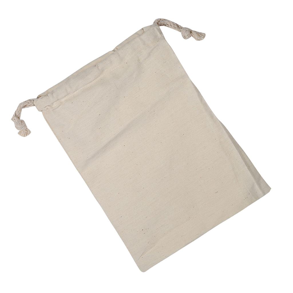 Бытовой простой хлопковый мешок для белья с завязками на шнурке для хранения вещей для путешествий и домашнего использования