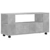 VidaXL TV Stand Concrete Grey 102x34.5x43 Cm Engineered Wood 833746