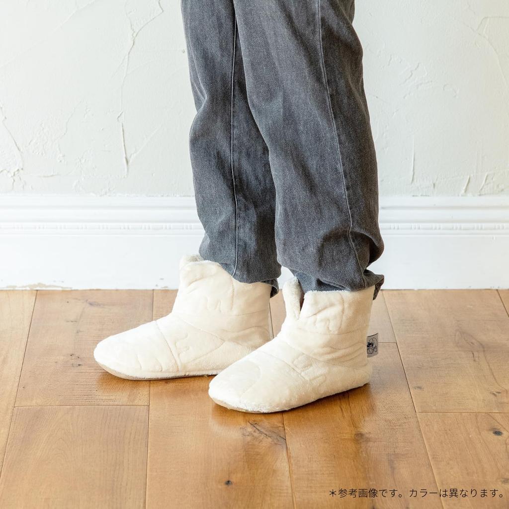 Livheart Room Boots, Polar Bear Comfort, Brown (Sizes 23-24.5cm), Quilted, Cold Weather, 14129-32