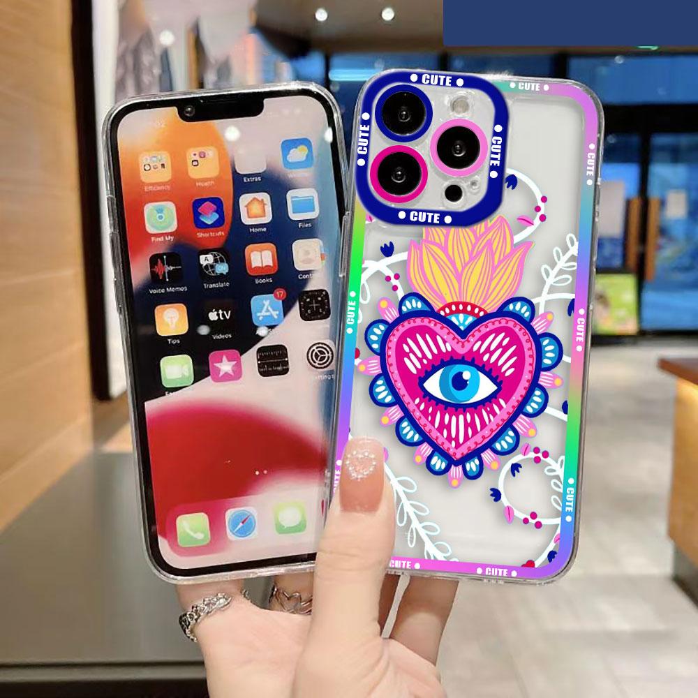 Чехол для телефона «Синий Глаз Удачи» и «Сглаз» для IPhone 17 16e 16 15 14 13 12 11 Air Pro Max X XR XSMax 7 8 Plus, прозрачный мягкий задний чехол