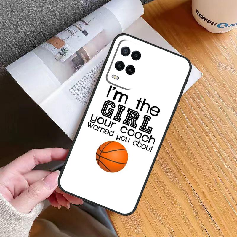 Чехол 'Сердцебиение в баскетболе' для OPPO A17 A16 A15 A78 A98 A54 A74 A94 A76 A96 A77 A52 A72 A5 A9 A53 A54s A57s