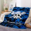 1PC One Piece Straw Hat Pirates Patterned Flannel Blanket Suitable For All Seasons For Home Decor Warmth And Comfort Gifts Holiday Present