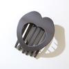 Heart-Shaped Retro Duckbill Hair Clip - Seamless Styling Hair Accessory