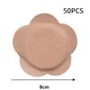 50 шт./набор Сменные одноразовые пакеты с касторовым маслом Самоклеящиеся наклейки на пупок Влагонепроницаемые протекторы для пупка