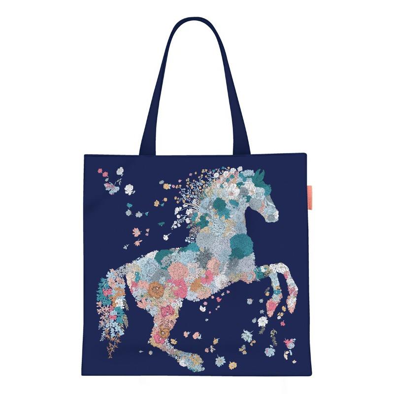 Spring new printed handbag women's oil painting series handbag shoulder bag tote bag fashion canvas bag