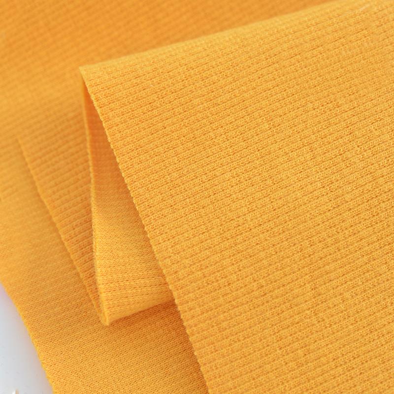 Хлопок Спандекс Рубчик Ткань Эластичный Трикотаж Манжета Пояс Штанина Рукава Толстовка Низ Футболка Топы Отделка рубчиком Джерси Трикотажная ткань в рубчик