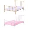 Iron Frame Dollhouse Bed Bedroom Scene Mini Bed Model Creative Doll Bed Furniture  DIY Toy