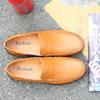 Casual Leather Shoes Men's Soft Bottom Non-slip Loafer Lazy Shoes Driving Shoes Middle-aged and Elderly Dad Shoes